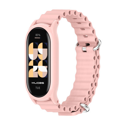 Brățară de ceas din silicon pentru curea Mi Band 8 pentru Xiaomi Smart Band 8 Înlocuire de ceas inteligent impermeabil pentru Xiaomi Miband 8 Correa