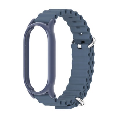 Brățară de ceas din silicon pentru curea Mi Band 8 pentru Xiaomi Smart Band 8 Înlocuire de ceas inteligent impermeabil pentru Xiaomi Miband 8 Correa