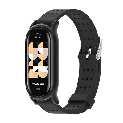 Brățară de ceas din silicon pentru curea Mi Band 8 pentru Xiaomi Smart Band 8 Înlocuire de ceas inteligent impermeabil pentru Xiaomi Miband 8 Correa