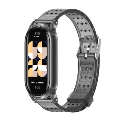 Brățară de ceas din silicon pentru curea Mi Band 8 pentru Xiaomi Smart Band 8 Înlocuire de ceas inteligent impermeabil pentru Xiaomi Miband 8 Correa