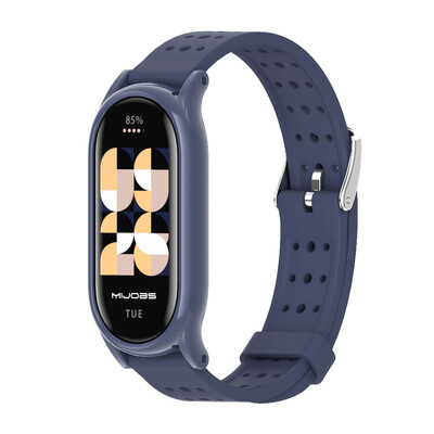Brățară de ceas din silicon pentru curea Mi Band 8 pentru Xiaomi Smart Band 8 Înlocuire de ceas inteligent impermeabil pentru Xiaomi Miband 8 Correa