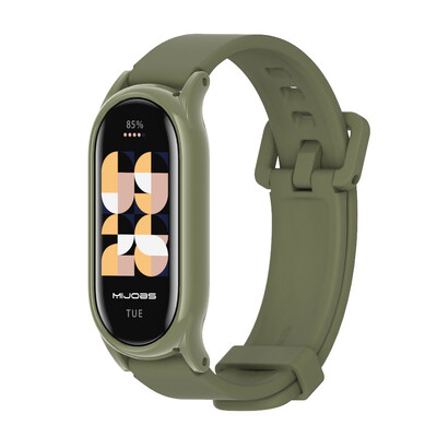 Brățară de ceas din silicon pentru curea Mi Band 8 pentru Xiaomi Smart Band 8 Înlocuire de ceas inteligent impermeabil pentru Xiaomi Miband 8 Correa