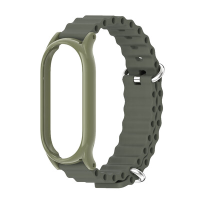 Brățară de ceas din silicon pentru curea Mi Band 8 pentru Xiaomi Smart Band 8 Înlocuire de ceas inteligent impermeabil pentru Xiaomi Miband 8 Correa