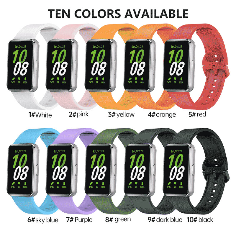 Szilikon szíj Samsung Galaxy Fit 3 óraszíjhoz, karkötő Samsung Galaxy Fit 3 Smart csuklópánt cseretartozékokhoz