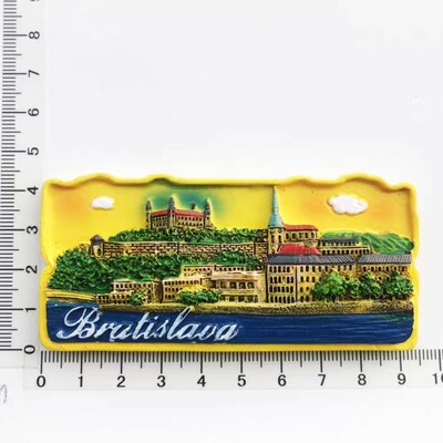 Europa 3D Slovakija Skonis Šaldytuvas Magnetas Turistiniai Suvenyrai Šaldytuvas Magnetiniai lipdukai Kelionių kolekcija Dovana