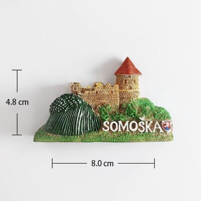 Europa 3D Slovakija Skonis Šaldytuvas Magnetas Turistiniai Suvenyrai Šaldytuvas Magnetiniai lipdukai Kelionių kolekcija Dovana