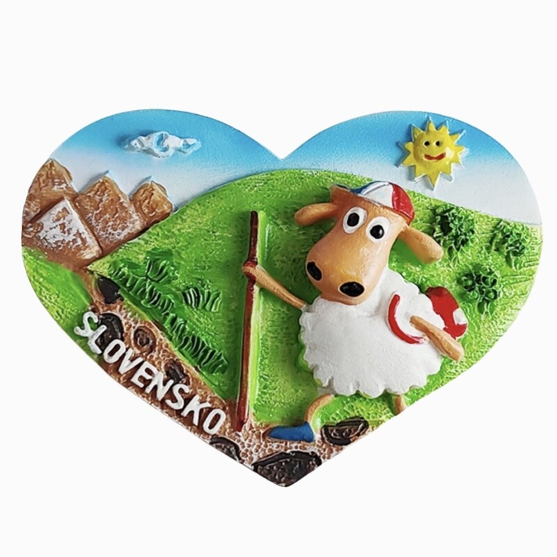 Europa 3D Slovakija Skonis Šaldytuvas Magnetas Turistiniai Suvenyrai Šaldytuvas Magnetiniai lipdukai Kelionių kolekcija Dovana