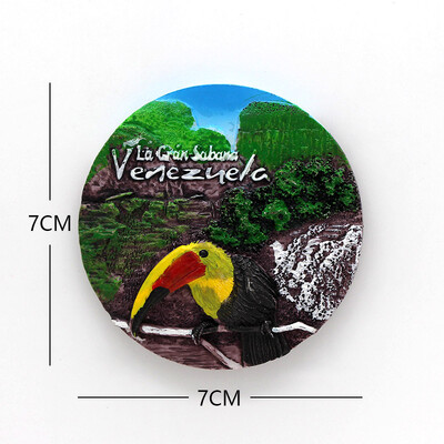 Brazilijos turistų traukos suvenyras 3D šaldytuvo magnetai šaldytuvas įklijuotas Auksinių vartų tiltas Tailandas Paryžius Monakas pasaulio turistas