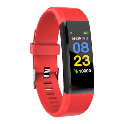 115HR išmaniosios apyrankės spalvotas ekranas 115plus pulso ir kraujospūdžio stebėjimo vandeniui atsparus sportinis žingsniamatis Original Fitness