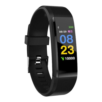 115HR išmaniosios apyrankės spalvotas ekranas 115plus pulso ir kraujospūdžio stebėjimo vandeniui atsparus sportinis žingsniamatis Original Fitness