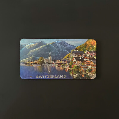 Magnet na chladničku Barcelona Švajčiarsko Kreatívne suveníry Santorini Magnetická nálepka na chladničku Dekorácia domu