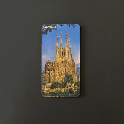 Magnet na chladničku Barcelona Švajčiarsko Kreatívne suveníry Santorini Magnetická nálepka na chladničku Dekorácia domu