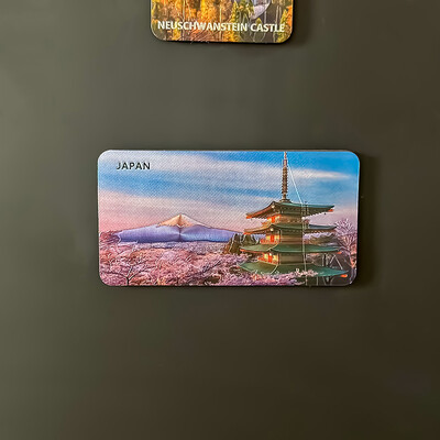 Magnet na chladničku Barcelona Švajčiarsko Kreatívne suveníry Santorini Magnetická nálepka na chladničku Dekorácia domu