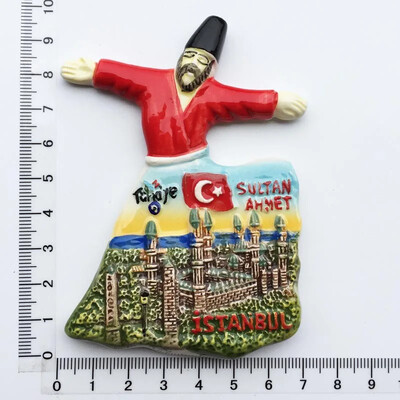 Τουρκία Ταξιδιωτικά Αυτοκόλλητα Ψυγείου Δημιουργικά Τουριστικά Αναμνηστικά Ρητίνη Μαγνήτες Ψυγείου Διακόσμηση σπιτιού Δώρα γάμου Μαγνητικό αυτοκόλλητο