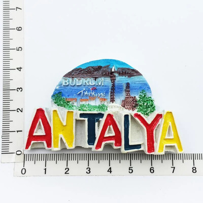Τουρκία Ταξιδιωτικά Αυτοκόλλητα Ψυγείου Δημιουργικά Τουριστικά Αναμνηστικά Ρητίνη Μαγνήτες Ψυγείου Διακόσμηση σπιτιού Δώρα γάμου Μαγνητικό αυτοκόλλητο