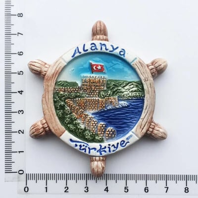 Τουρκία Ταξιδιωτικά Αυτοκόλλητα Ψυγείου Δημιουργικά Τουριστικά Αναμνηστικά Ρητίνη Μαγνήτες Ψυγείου Διακόσμηση σπιτιού Δώρα γάμου Μαγνητικό αυτοκόλλητο