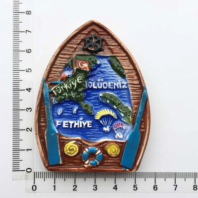 Τουρκία Ταξιδιωτικά Αυτοκόλλητα Ψυγείου Δημιουργικά Τουριστικά Αναμνηστικά Ρητίνη Μαγνήτες Ψυγείου Διακόσμηση σπιτιού Δώρα γάμου Μαγνητικό αυτοκόλλητο