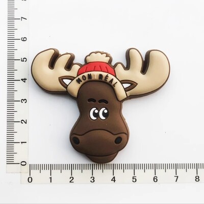 Kanada, Spanyolország, Franciaország, Kenya, Creative Drip Glue Tourism Emlékdísz kézműves ajándék, Mágneses hűtőszekrény matrica