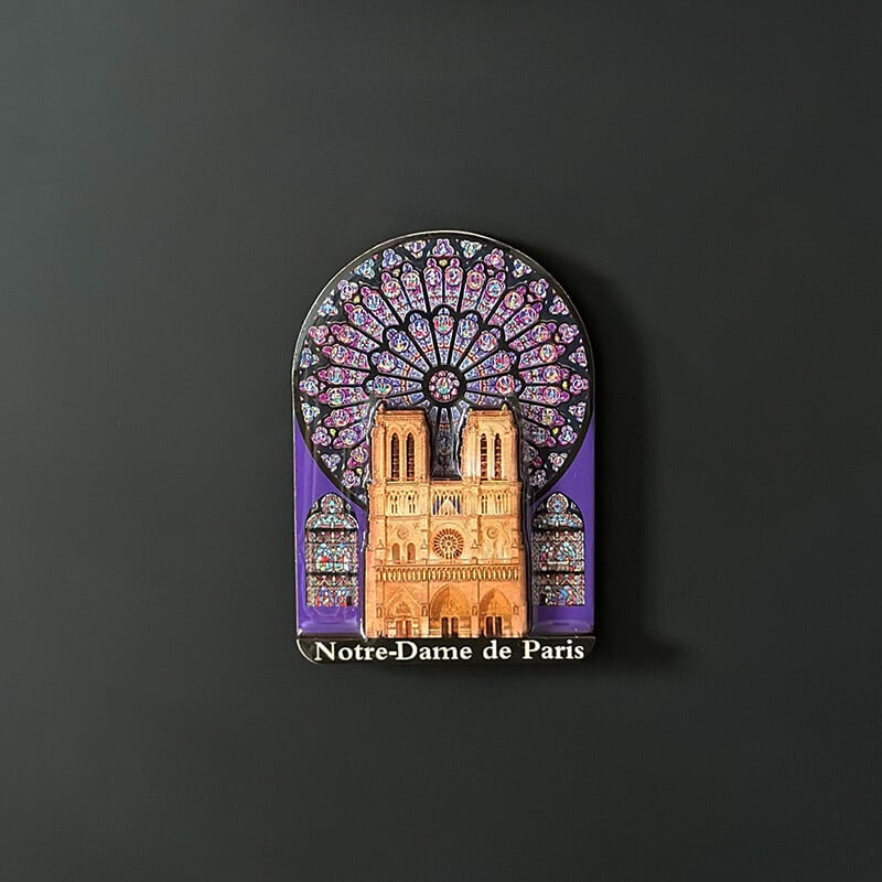 Drevený magnet na chladničku, Francúzsko, Paríž, Spojené štáty, Benátky, Austrália, magnetická nálepka na chladničku, dekorácia do domácnosti