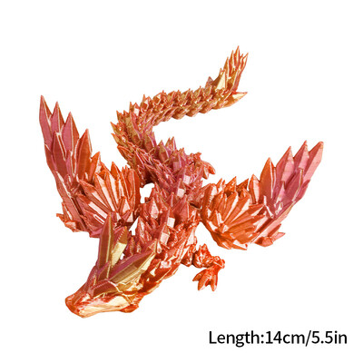 Τρισδιάστατο περιστρεφόμενο δράκο με αρθρωτό αυγό δράκου Δώρα για παιδιά Ρεαλιστικό άγαλμα δράκου για διακόσμηση τοπίου Έντυπες φιγούρες Ζώα