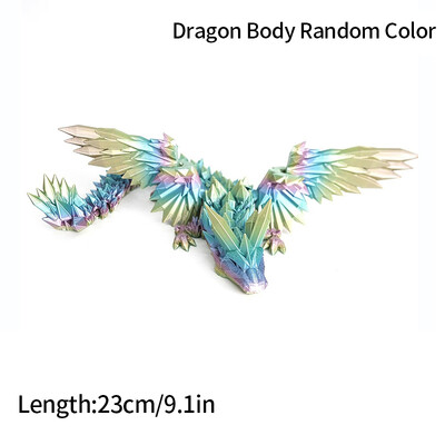 Τρισδιάστατο περιστρεφόμενο δράκο με αρθρωτό αυγό δράκου Δώρα για παιδιά Ρεαλιστικό άγαλμα δράκου για διακόσμηση τοπίου Έντυπες φιγούρες Ζώα