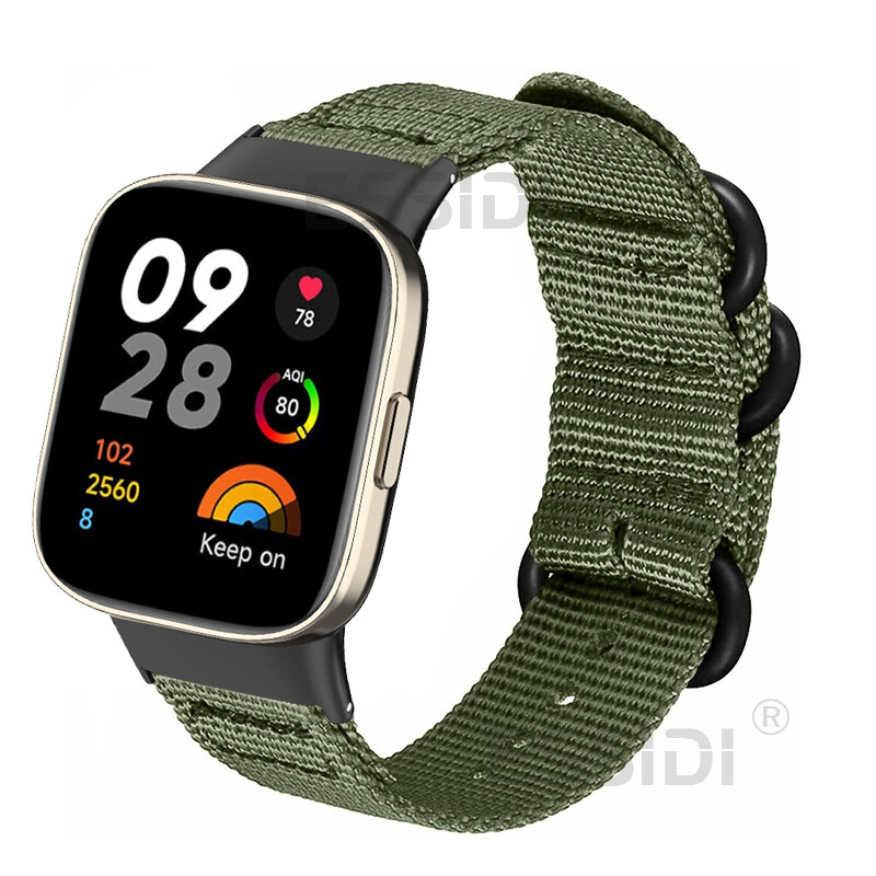Nylonový remienok pre Xiaomi Redmi Watch 3 Sports Women Men's Remienok na zápästie pre Redmi Watch 3