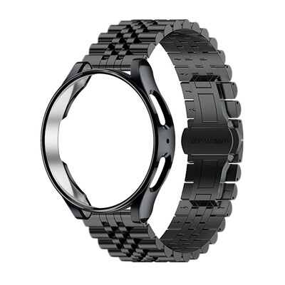 Remienok + puzdro pre Samsung Galaxy Watch 4 5 Pro 6 44mm 40mm 45mm nerezový náramok Galaxy Watch 3 45mm 41mm 4 6 Classic