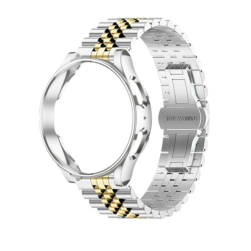 Remienok + puzdro pre Samsung Galaxy Watch 4 5 Pro 6 44mm 40mm 45mm nerezový náramok Galaxy Watch 3 45mm 41mm 4 6 Classic