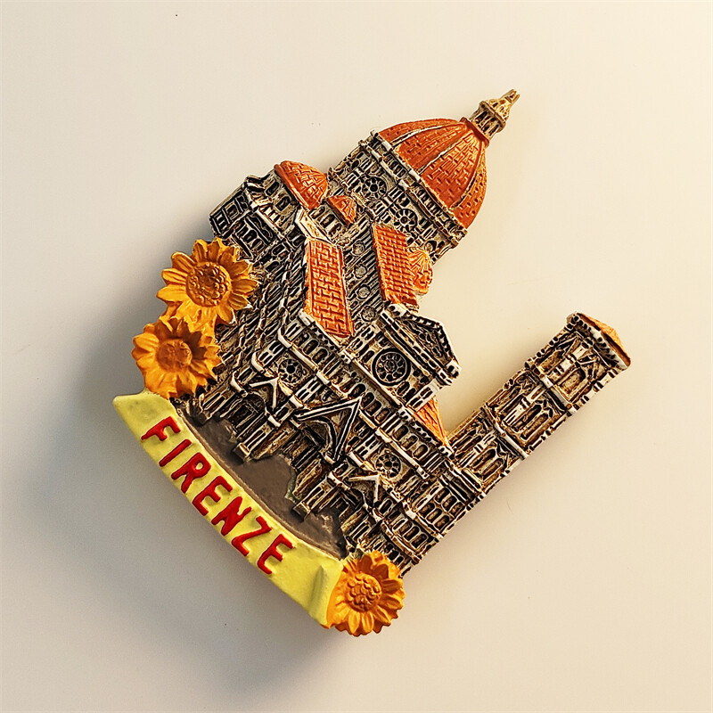 Autocolant pentru frigider din rășină Catedrala din Florența Italia Magnet pentru frigider Autocolant pentru frigider Magnet pentru frigider Suveniruri Decor pentru acasă