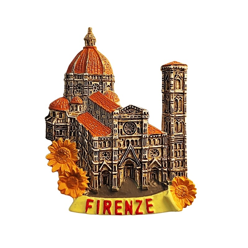 Autocolant pentru frigider din rășină Catedrala din Florența Italia Magnet pentru frigider Autocolant pentru frigider Magnet pentru frigider Suveniruri Decor pentru acasă