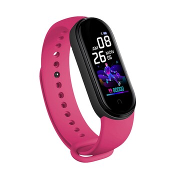 2024 Νέο M5 Sport Fitness Tracker Smartband για έξυπνο βραχιόλι Μόνιτορ καρδιακού παλμού αρτηριακής πίεσης για έξυπνο λουράκι