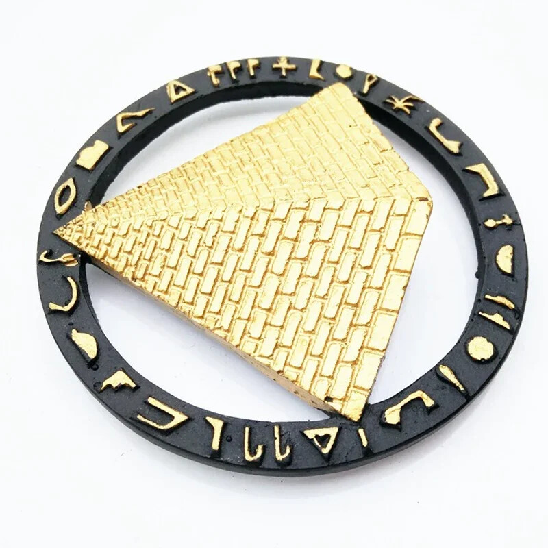 3D magnet na chladničku, egyptská mytológia, kráľovná Anubis, magnetické nálepky na chladničku, darčeky pre Blízky východ, magnety na chladničku
