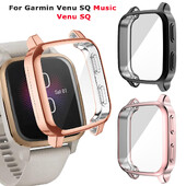Husă de protecție galvanizată TPU pentru Garmin Venu SQ 2 Garmin Venu SQ Music Bumper Protector de ecran