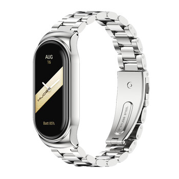 Λουράκι για Mi Band 9 8 7 6 5 4 3 Metal Correa Mi Band 8 Βραχιόλι Opaska Mi Band 7 Wristband Pulseira Miband Ρολόι Bend NFC