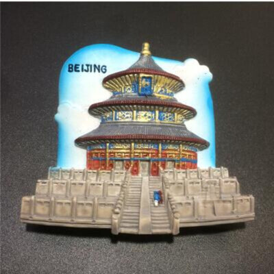 Pekingi hűtőmágnesek Kína Utazó szuvenírek a Nagy Fal Guangdong Shenzhen Shanghai Hűtőmatricák Esküvői ajándékok