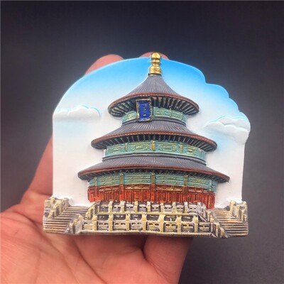 Pekingi hűtőmágnesek Kína Utazó szuvenírek a Nagy Fal Guangdong Shenzhen Shanghai Hűtőmatricák Esküvői ajándékok