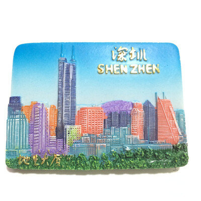 Pekingi hűtőmágnesek Kína Utazó szuvenírek a Nagy Fal Guangdong Shenzhen Shanghai Hűtőmatricák Esküvői ajándékok