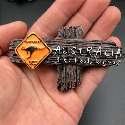 Austrália Sydney klokan turistický suvenír nálepka na chladničku kuchynská dekorácia magnetické nálepky na chladničku magnety na chladničku