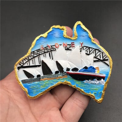 Austrália Sydney klokan turistický suvenír nálepka na chladničku kuchynská dekorácia magnetické nálepky na chladničku magnety na chladničku