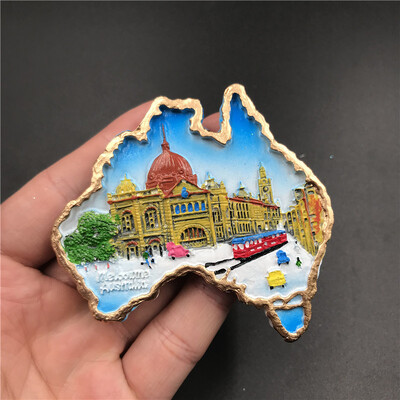 Austrália Sydney klokan turistický suvenír nálepka na chladničku kuchynská dekorácia magnetické nálepky na chladničku magnety na chladničku