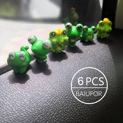 BAIUFOR Pește Frunze de lotus Set de rață de desene animate Terariu Acvariu Figurine DIY Zână Grădină Rezervor de pește Peisaj Decor miniatural