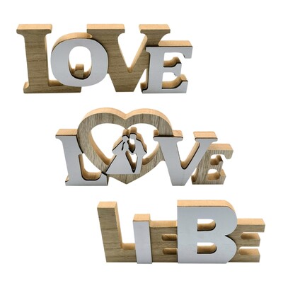 LOVE Words Στολίδι Διακόσμηση σπιτιού Δώρα γάμου για διακόσμηση πάρτι σπιτιού