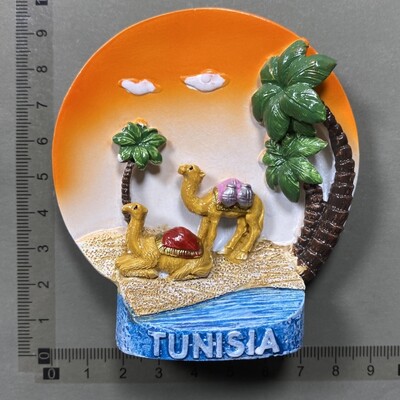 Afrika Tunisko 3D magnety na chladničku, cestovný ruch, suvenír, magnety na chladničku, nálepky, kolekcia remeselných výrobkov, darčekové dekorácie