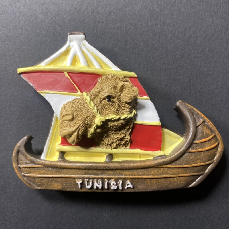 Afrika Tunisko 3D magnety na chladničku, cestovný ruch, suvenír, magnety na chladničku, nálepky, kolekcia remeselných výrobkov, darčekové dekorácie