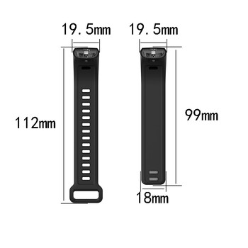 Λουράκι ρολογιού σιλικόνης για Huawei Band 2 / Band2 pro ERS-B19 / ERS-B Βραχιόλι βραχιόλι Smartwatch Αδιάβροχο Αξεσουάρ