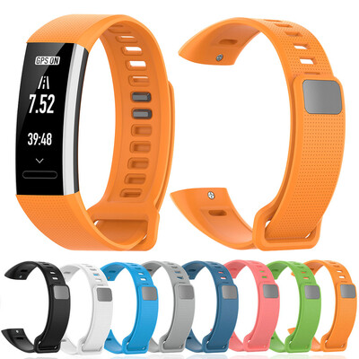 Szilikon óraszíj Huawei Band 2-hez / Band2 pro ERS-B19 / ERS-B karkötő karkötő Okosóra Vízálló szíj-tartozékok