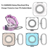 Προστατευτική θήκη TPU Charger Box για διαφανές κάλυμμα Samsung Galaxy Ring Αντιχαρακτηριστικό κάλυμμα Shell Smart Ring Protector