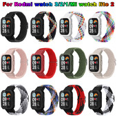Ζάντα ρολογιού + θήκη για Redmi Watch 3 2 1 Βραχιόλι Sport Nylon Wristband Wristband Mi Watch Lite 2 3 Ανταλλακτικά Smart Accessories