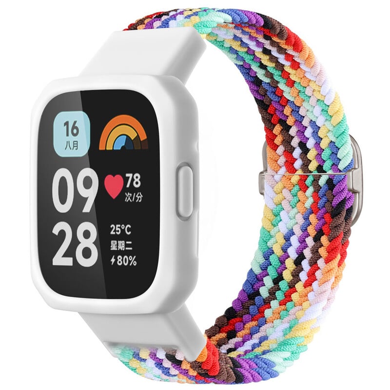 Ζάντα ρολογιού + θήκη για Redmi Watch 3 2 1 Βραχιόλι Sport Nylon Wristband Wristband Mi Watch Lite 2 3 Ανταλλακτικά Smart Accessories