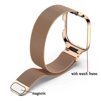 Milanese Strap For Redmi Watch 3 Active Metal Correa Stainles Steel Μαγνητικό βραχιόλι Αξεσουάρ ρολογιού με πλαίσιο ρολογιού